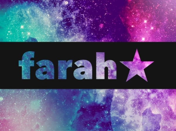 زخرفة اسم فرح