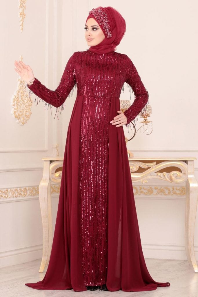 فساتين سواريه محجبات تركي 2020