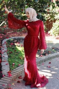 فساتين سواريه محجبات تركي 2020