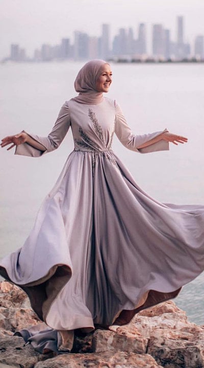 فساتين سواريه محجبات تركي 2020