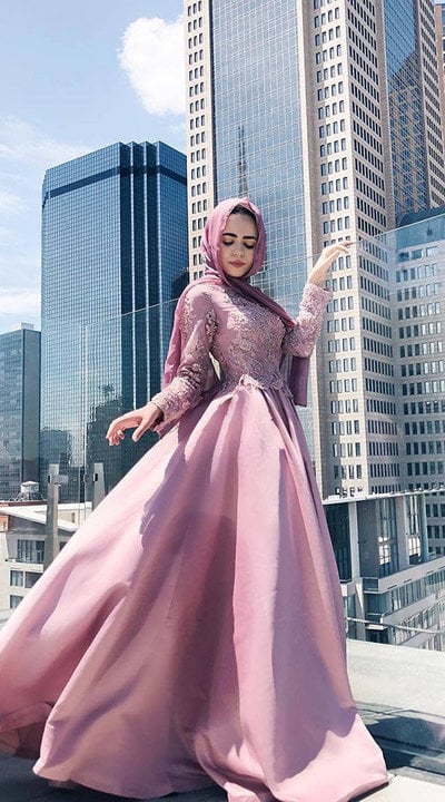 فساتين سواريه محجبات تركي 2020