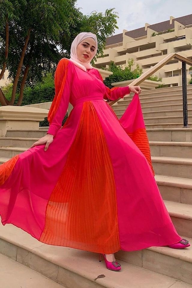 فساتين سواريه محجبات تركي 2020