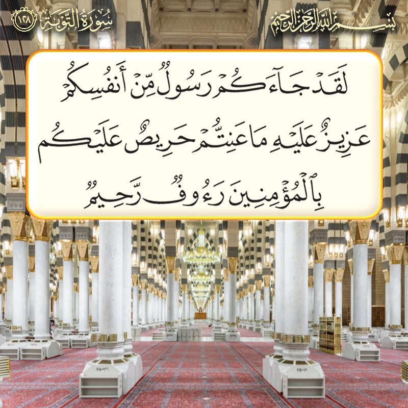 فوائد الاية لقد جاءكم رسول من انفسكم