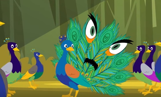 قصص قبل النوم للاطفال : الطاووس القبيح