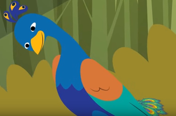 قصص قبل النوم للاطفال : الطاووس القبيح