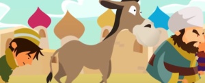 قصص قبل النوم مضحكة : جحا وابنه والحمار