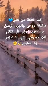 كلام عن صديقة العمر