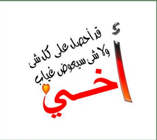 كلمات جميلة عن الاخ