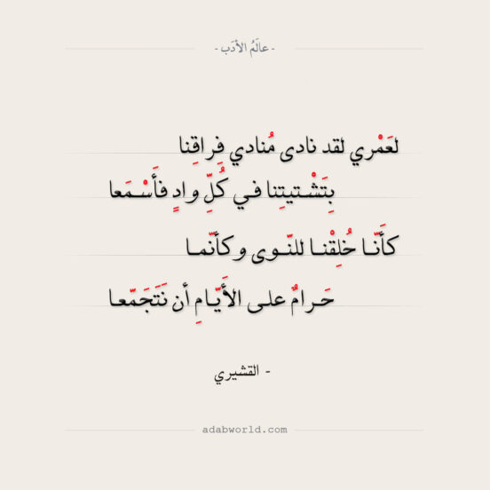 شعر الشافعي عن العزلة
