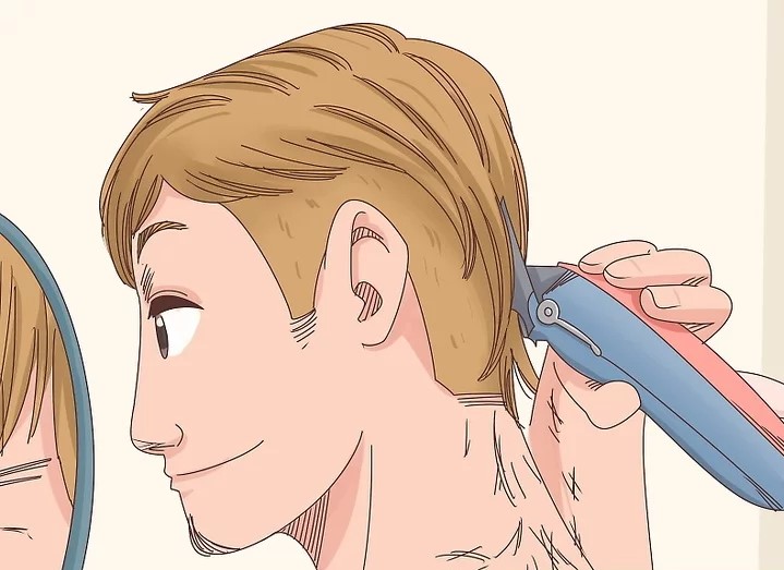 كيف تحلق شعر رأسك بنفسك - تعليم الحلاقة للمبتدئين بالصور , تعليم تدريج الشعر خطوة بخطوة