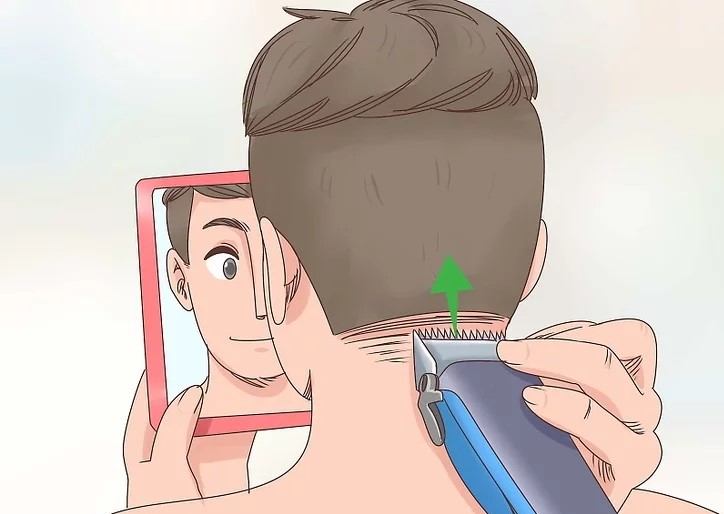 كيف تحلق شعر رأسك بنفسك - تعليم الحلاقة للمبتدئين بالصور , تعليم تدريج الشعر خطوة بخطوة