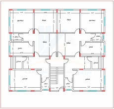 مخططات شقق كبيرة