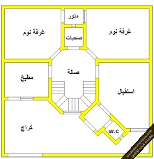 مخططات منازل 12*12