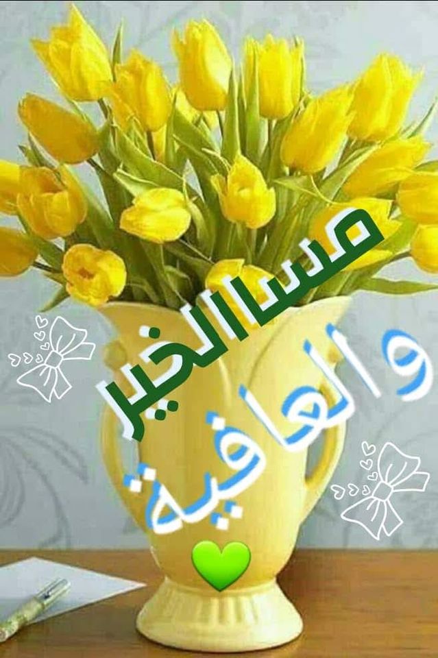 مساء الخير والعافية
