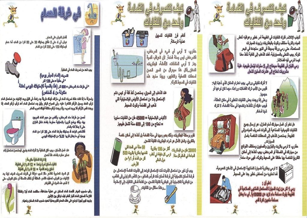 مطويات عن التلوث