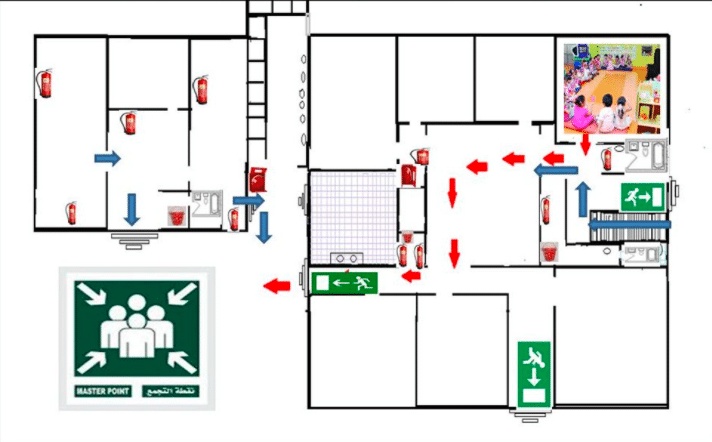 مطويات عن خطة الاخلاء
