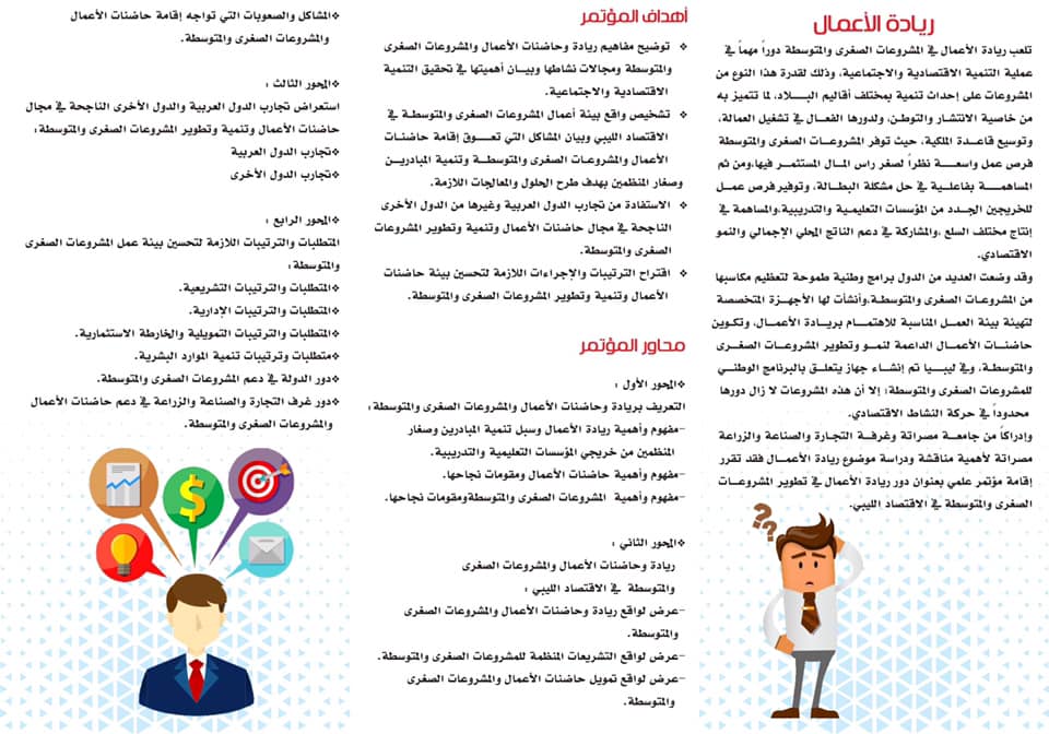 مطويات عن ريادة الاعمال