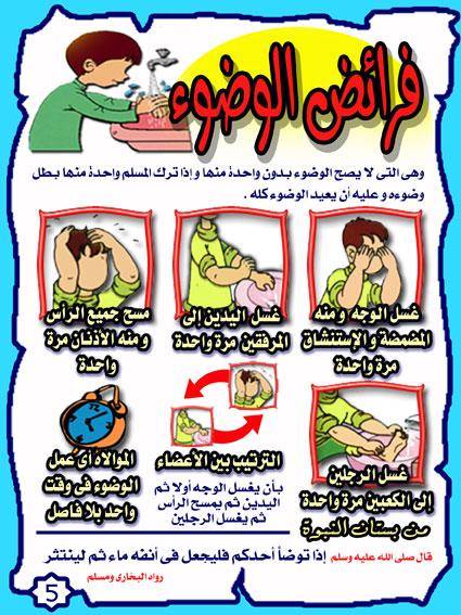 مطويات عن فروض الوضوء