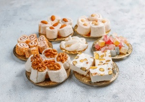 نموذج اعلان جاهز للحلويات