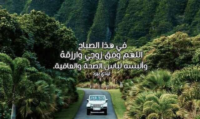 دعاء الصباح للحبيبة