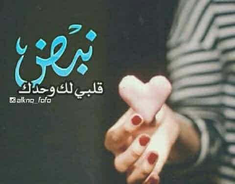 عبارات انت نبض قلبي
