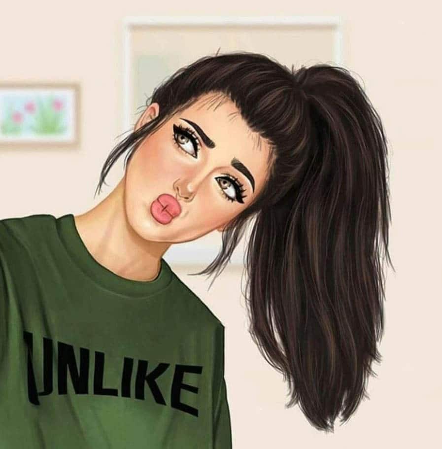 اجمل الصور بنات كيوت فيس بوك كرتون