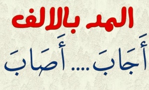 جمل فيها مد بالالف
