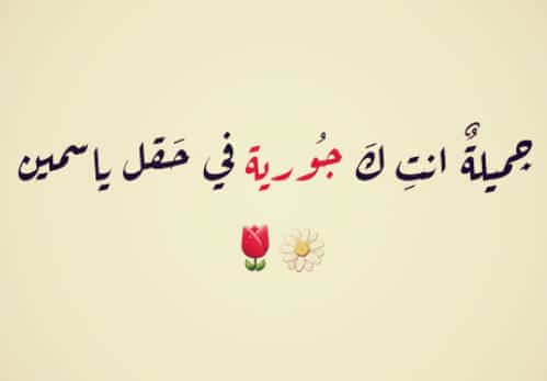 عبارات انتي جميلة تويتر