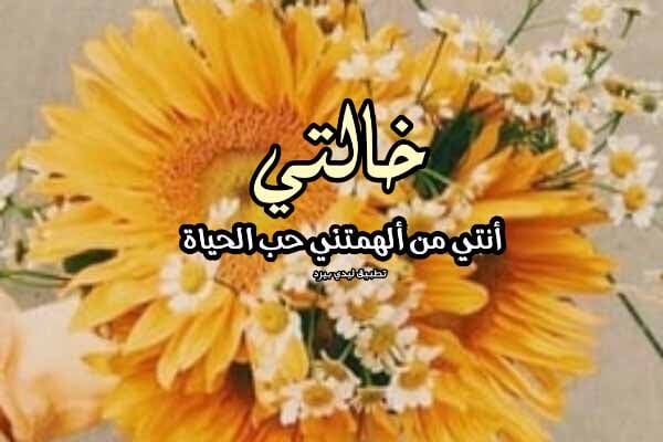 عبارات عن خالتي