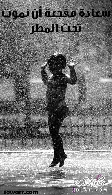 عبارات عن سقوط المطر