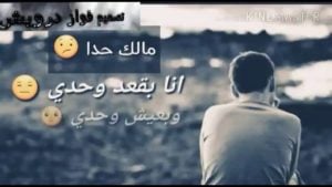 كلام حزين عن الوحدة