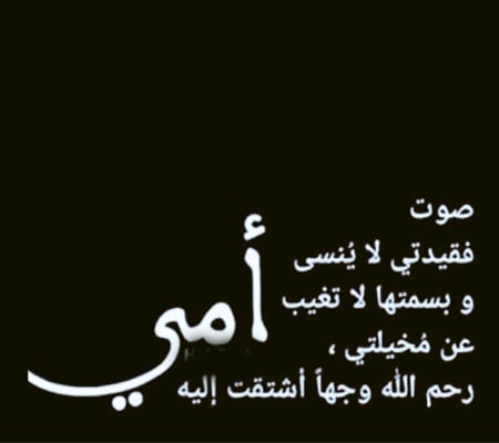 كلام عن الام