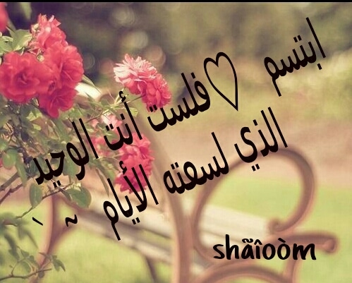 كلام يجعل الشخص يبتسم