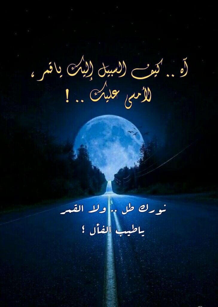 خواطر عن القمر والحب