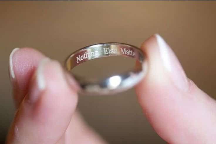 عبارات تكتب على الخاتم