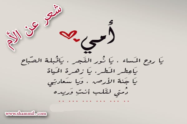 كلام جدا جميل عن الام